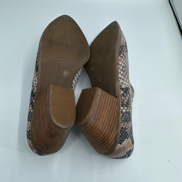 Lucky Brand Tresee Leather Snake Pri Pull-On Ankle Bootie Women’s Size 9M - Picture 7 of 11